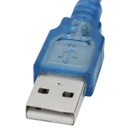 Computer USB 2.0 A Type Male to Female Extension Cable Blue 10M Length